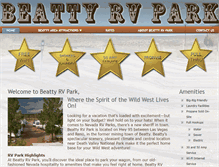 Tablet Screenshot of beattyrvpark.com